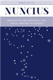 Nuncius-Journal of the Material and Visual History of Science《信使:科学史研究杂志》