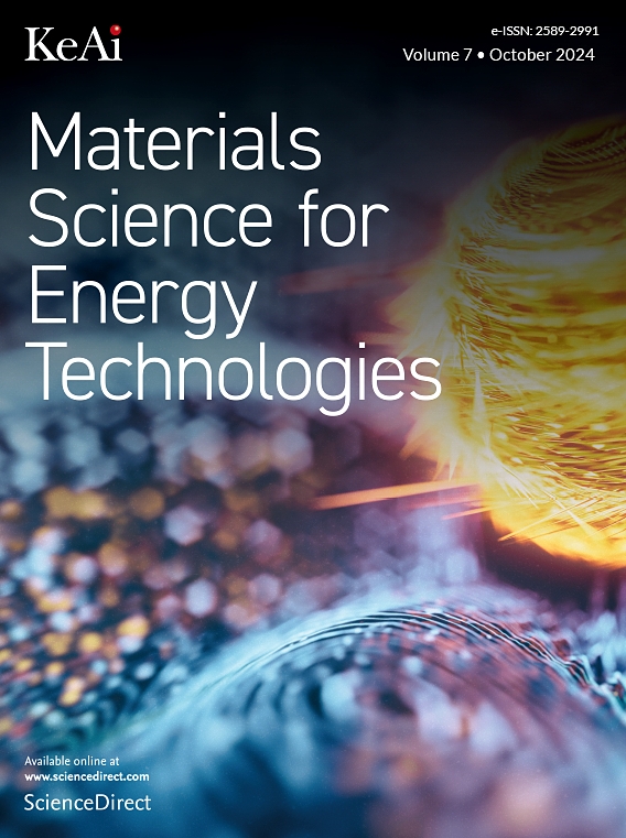 Materials Science for Energy Technologies（国际刊号）（OA期刊）