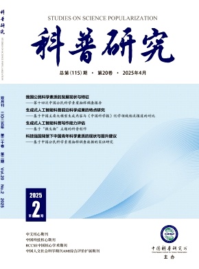 科普研究（不收版面费审稿费）