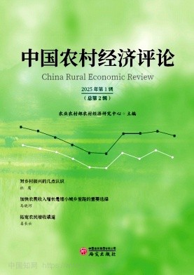 中国农村经济评论(集刊)