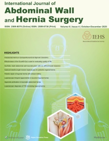 国际疝和腹壁外科杂志(英文)(International Journal of Abdominal Wall and Hernia Surgery)(国际刊号)(OA期刊)(不收版面费审稿费)